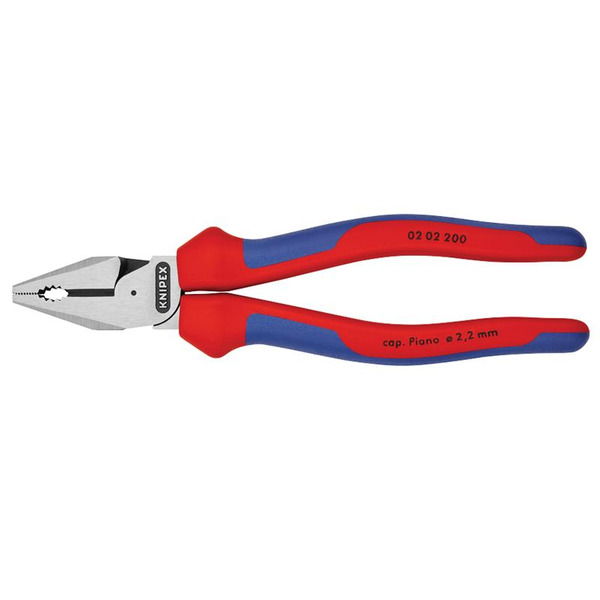 02 02 200 High Leverage Combination Pliers Comfort Handles 200mm