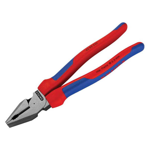 02 02 225 High Leverage Combination Pliers Comfort Handles 225mm