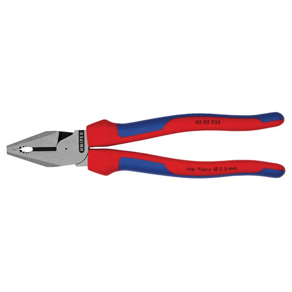 02 02 225 High Leverage Combination Pliers Comfort Handles 225mm