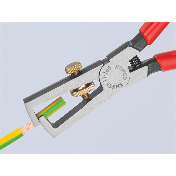 11 01 160 Insulation Stripping Pliers Plastic Coated Grip 160mm