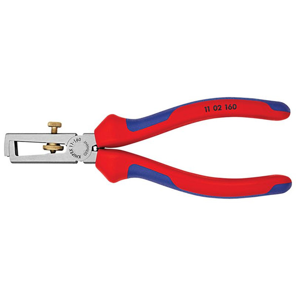 KNIPEX 11 02 160 Insulation Stripping Pliers Multi-component Grip 160mm