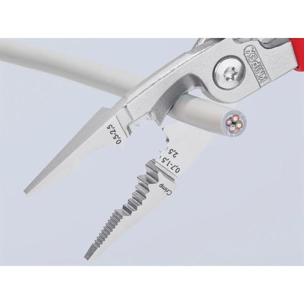 13 96 200 VDE Multifunctional Installation Pliers with Opening Spring 200mm
