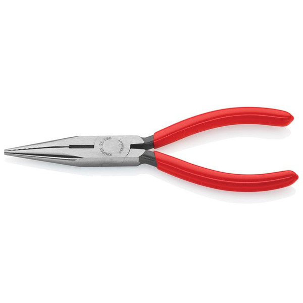 25 01 160 Snipe Nose Side Cutting Pliers  Plastic Coated Grip 160mm