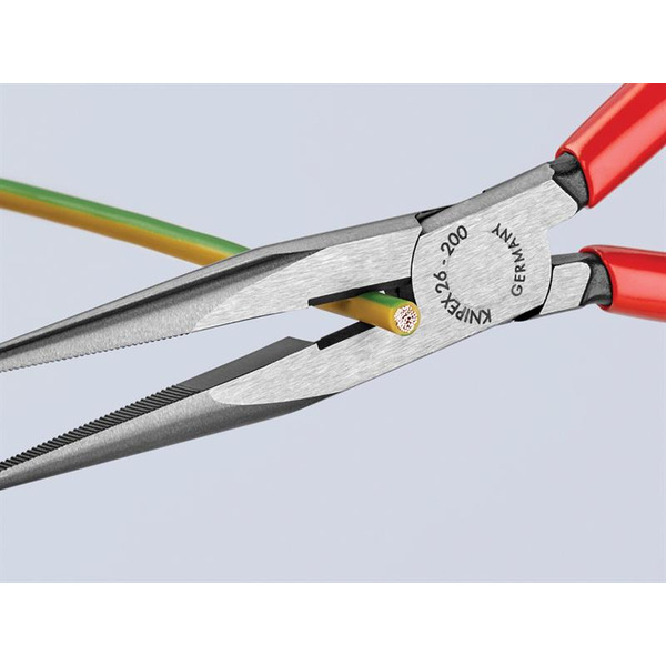 26 11 200 Snipe Nose Side Cutting Pliers Plastic Coated Grips 200mm (8in)