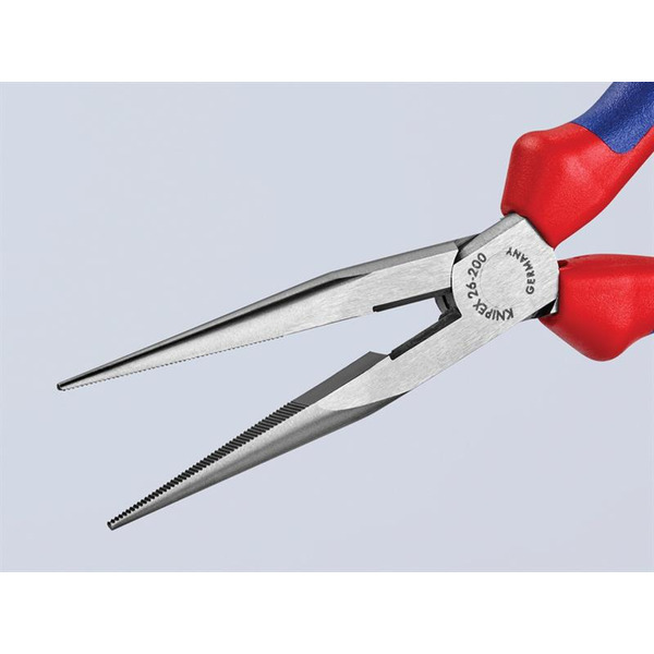 26 12 200 Snipe Nose Side Cutting Pliers Comfort Handles 200mm (8in)