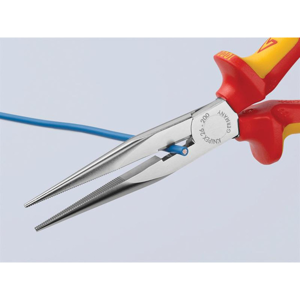 KNIPEX KPX2616200 26 16 200 VDE Long Snipe Nose Side Cutting Pliers 200mm