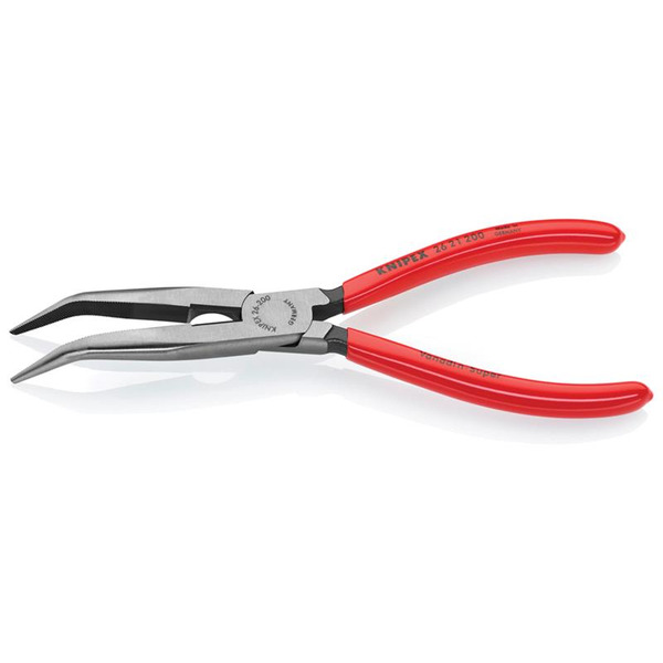 26 21 200 Snipe Nose Side Cutting Pliers PVC Grip 200mm (8in)