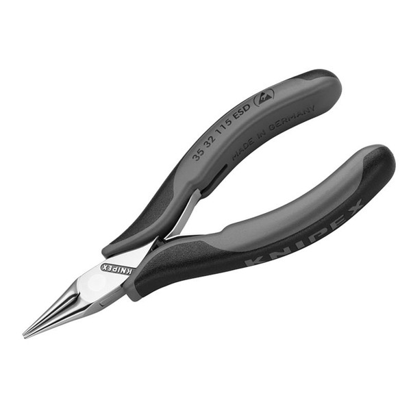 35 32 115 ESD Electronics Pliers, Round Nose Pliers 115mm