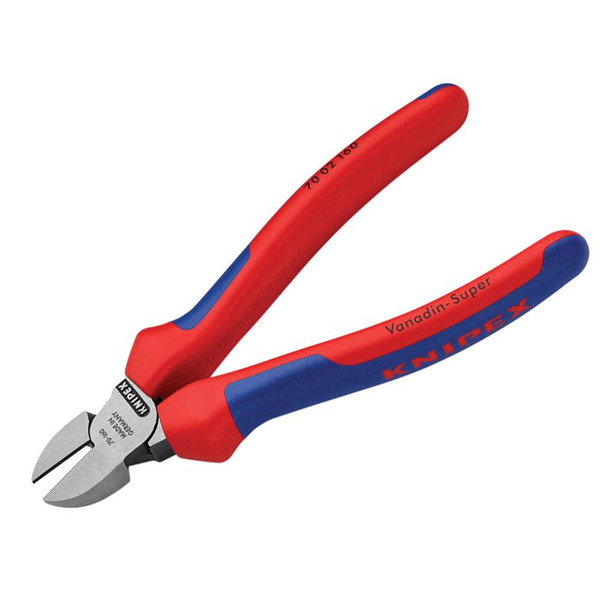 KNIPEX KPX7002160 70 02 160 Diagonal Cutters Multi-Component Grip 160mm