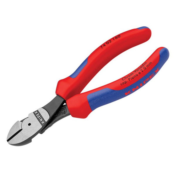 74 02 160 High Leverage Diagonal Cutters Multi-Component Grip 160mm