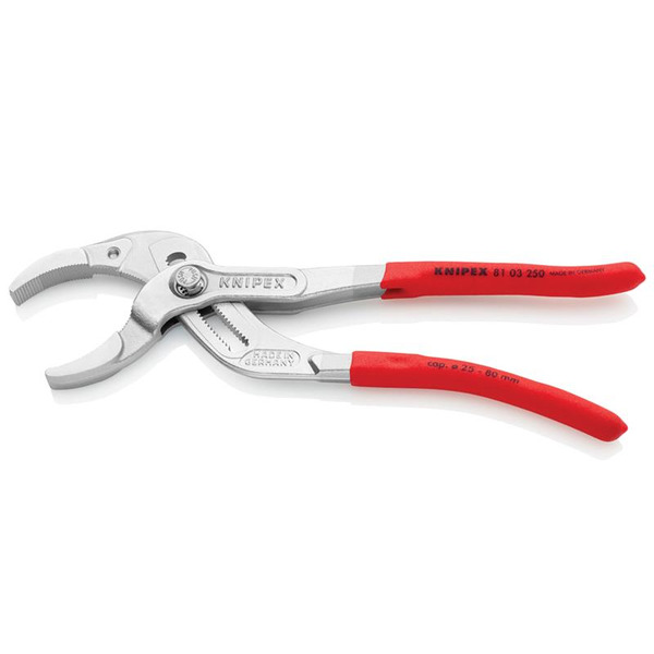 81 01 250 Siphon and Connector Pliers Chrome Finish 250mm