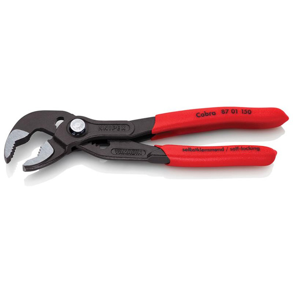 KNIPEX KPX8701150 87 01 150 Cobra® High-Tech Water Pump Pliers Plastic Coated Grip 150mm