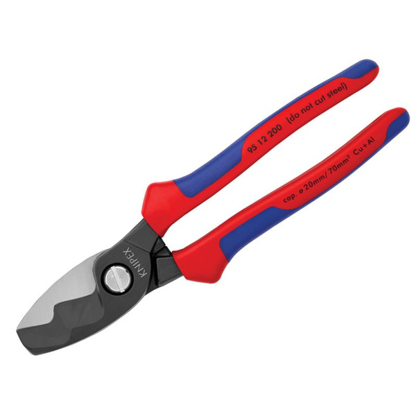 95 12 200 Cable Shears with Twin Cutting Edge Comfort Handles 200mm