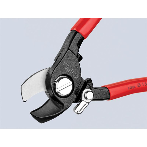 KNIPEX Cable Shears Plastic Coated Grip with Return Spring 165mm