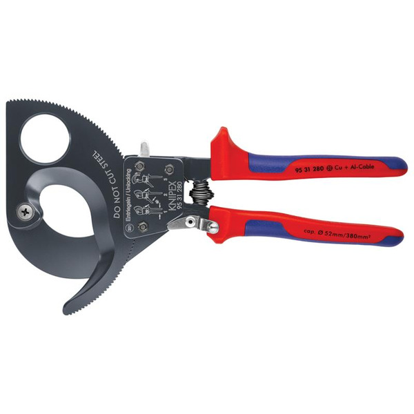 95 31 280 Ratchet Action Cable Shears Multi-Component Grip 280mm