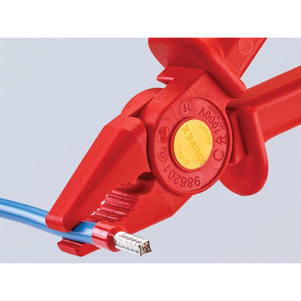 KNIPEX 98 62 01 Flat Nose Plastic Insulated Pliers 180mm