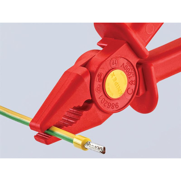 KNIPEX 98 62 01 Flat Nose Plastic Insulated Pliers 180mm