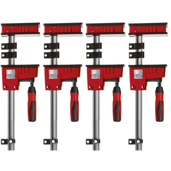 Bessey KRE125 Body Clamps 1250mm 4 Pack