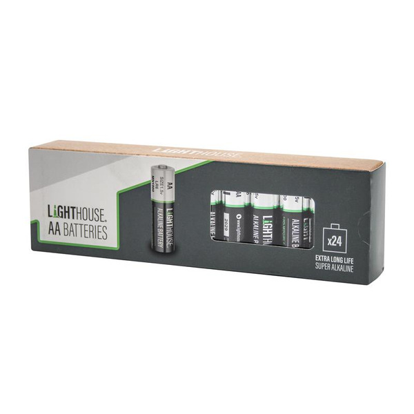 AA LR6 Alkaline Batteries 2400 mAh (Pack 24)