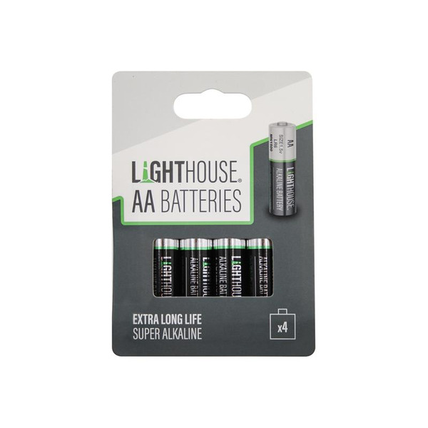 AA LR6 Alkaline Batteries 2400 mAh (Pack 4)