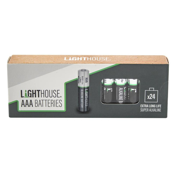 AAA LR03 Alkaline Batteries 1120 mAh (Pack 24)