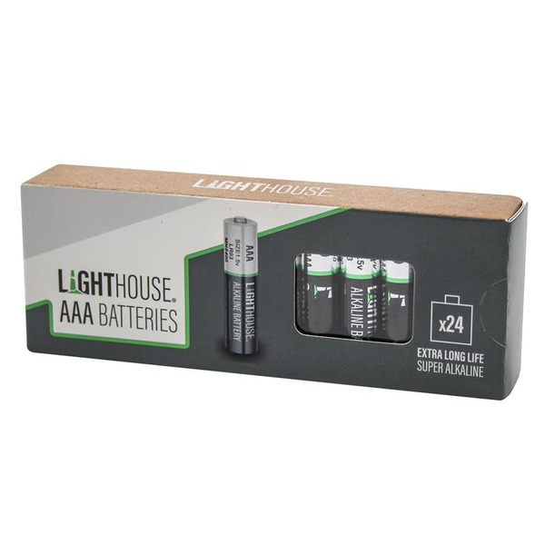 AAA LR03 Alkaline Batteries 1120 mAh (Pack 24)