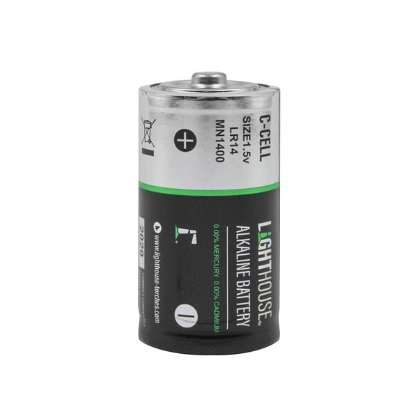 Lighthouse C LR14 Alkaline Batteries 6200 mAh (Pack 2)