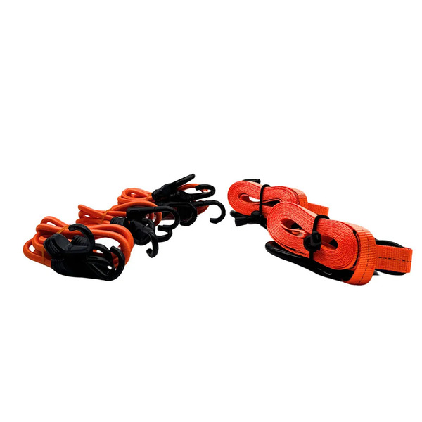 Kargo 8 Piece Ratchet Straps & Bungee Cords Kit