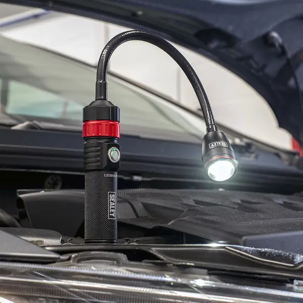 Sealey LED0131R Rechargeable 3-in-1 Inspection Light 5W COB & 10W SMD LED