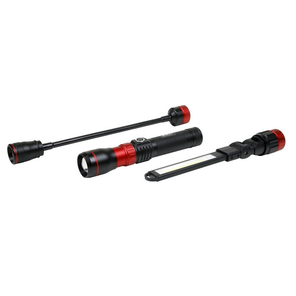 Rechargeable Inspection Light Interchangeable 3-in-1 COB LED
