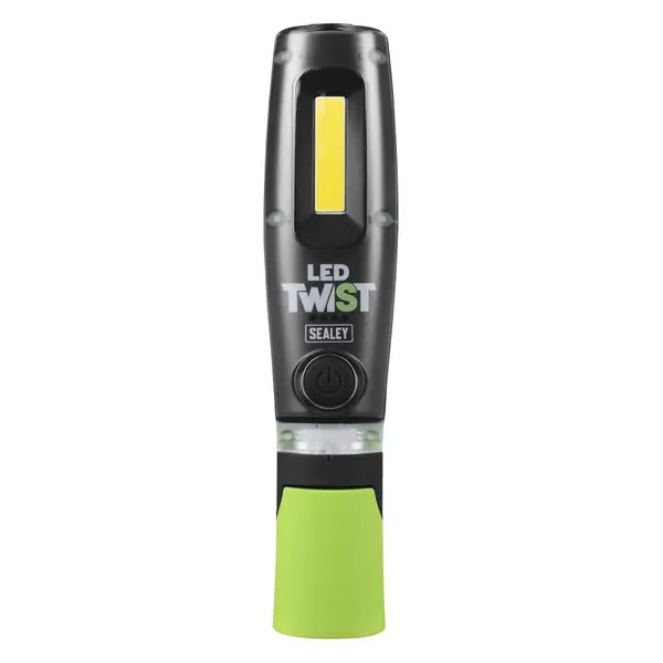 Sealey LED1001GDB LED Twist&reg; Rechargeable Inspection Light, Green - Box of 12