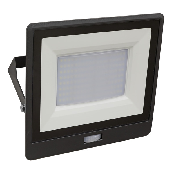 Sealey LED115PIR Extra-Slim Floodlight with PIR Sensor 100W SMD LED