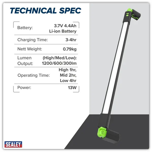 Sealey LED139 Under-Bonnet Rechargeable Light 13W SMD LED