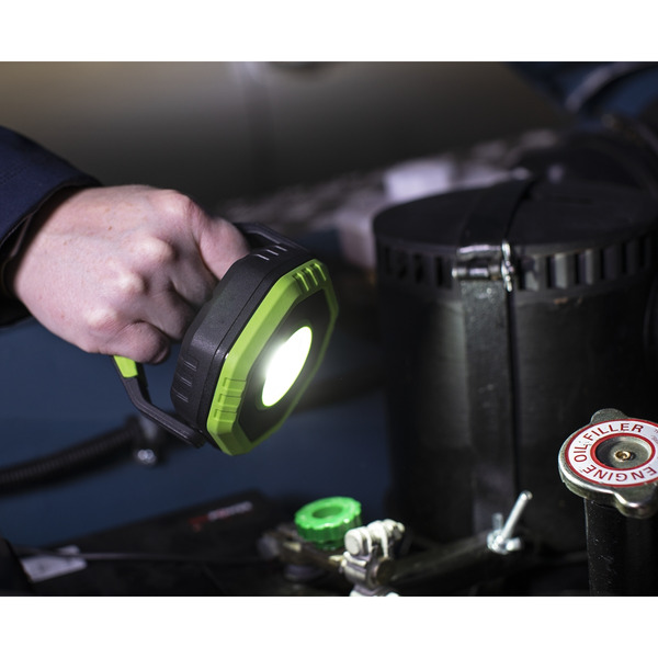 Sealey LED1400P 360� Rechargeable Pocket Floodlight with Magnet 14W COB LED - Green