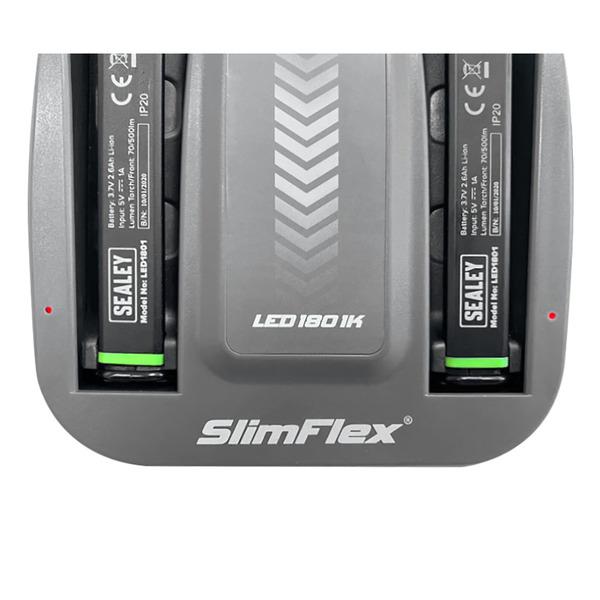 Sealey LED180 Rechargeable Slim Folding Inspection Light 4W & 1W SMD LED