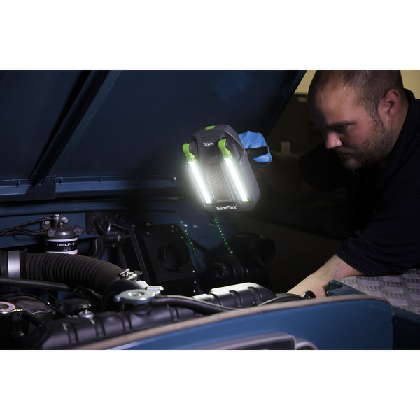 Sealey LED1801K Rechargeable Floodlight/Folding Inspection Light Docking Station Kit