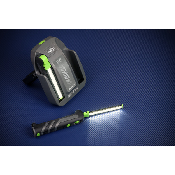 Sealey LED1801K Rechargeable Floodlight/Folding Inspection Light Docking Station Kit