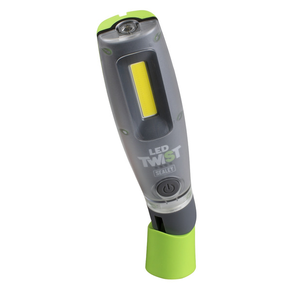 Sealey LED2001G LED Twist&reg; Rechargeable Inspection Light Green