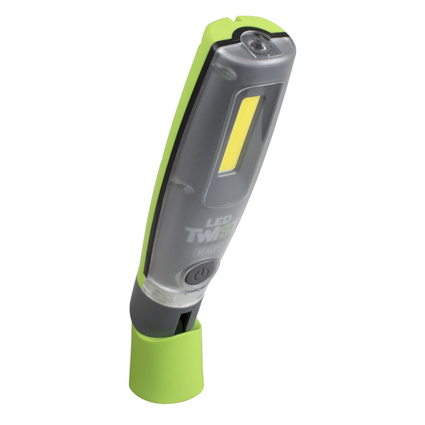 Sealey LED2001G LED Twist&reg; Rechargeable Inspection Light Green