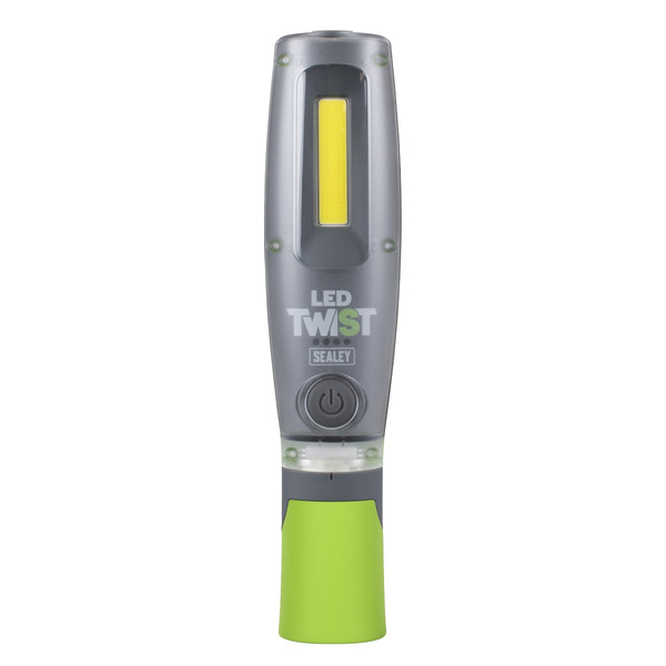 Sealey LED2001G LED Twist&reg; Rechargeable Inspection Light Green