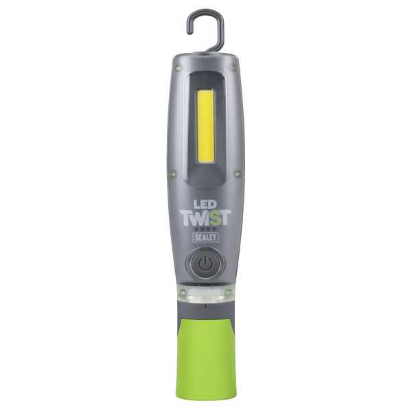 Sealey LED2001G LED Twist&reg; Rechargeable Inspection Light Green