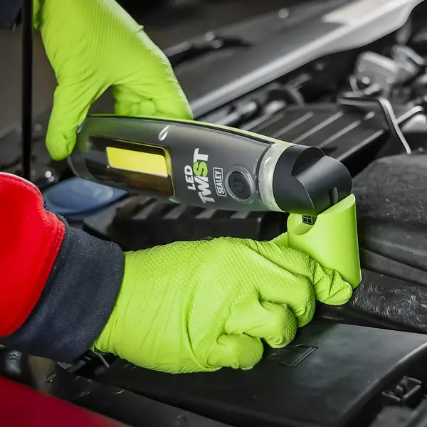 Sealey LED3001G Rechargeable LED Twist&reg; Inspection Light 20W COB + 3W SMD, 3000lm, Magnetic Base & Power Bank