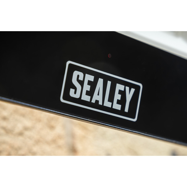 Sealey LED30S Extra-Slim Solar Floodlight with Wall Bracket 30W SMD LED