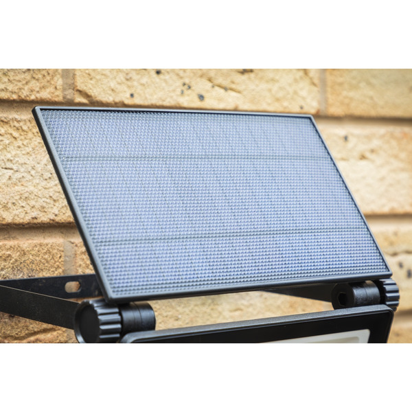 Sealey LED30S Extra-Slim Solar Floodlight with Wall Bracket 30W SMD LED