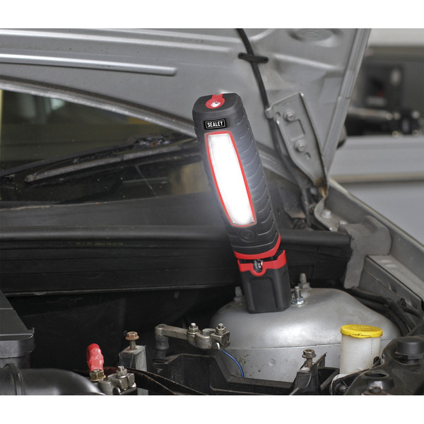 Sealey LED360 Rechargeable 360� Inspection Light 8W & 3W SMD LED - Black