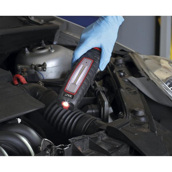 Sealey LED360 Rechargeable 360� Inspection Light 8W & 3W SMD LED - Black