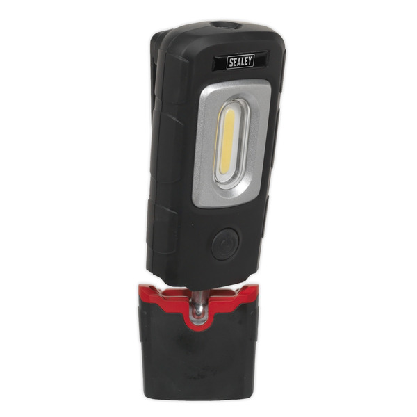 Sealey LED3601 Rechargeable 360� Inspection Light 3W COB & 1W SMD LED - Black