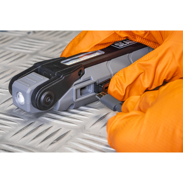 Sealey LED3605GR Rechargeable 360� Inspection Light 10W & 2 x 4W SMD LED - Grey