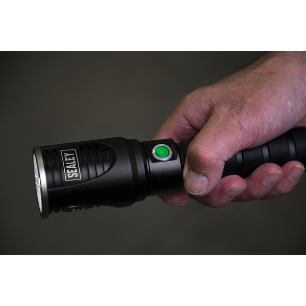 Sealey LED4494 Rechargeable Aluminium Torch with Adjustable Focus 60W COB LED