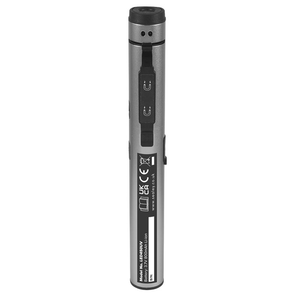 Rechargeable UV Penlight Torch with Laser Pointer 5W COB & 3W SMD LED